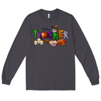 Smoke halloween teacher Long Sleeve Tee - LillyAllenDesigns