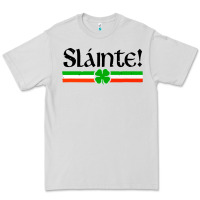Dove Grey slainte shirt irish cheers toast shamrock Premium Tee - artisFamous