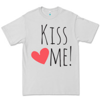 Dove Grey Kiss Me Premium Tee - artisFamous