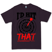 Plum i'd hit that darts Premium Tee - artisFamous