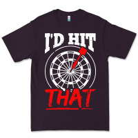 Plum i'd hit that darts Premium Tee - artisFamous