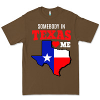 Cacao state of texas somebody loves me Premium Tee - artisFamous