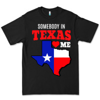 Black state of texas somebody loves me Premium Tee - artisFamous