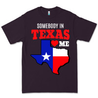 Plum state of texas somebody loves me Premium Tee - artisFamous