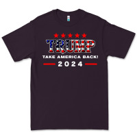 Plum donald trump 2024 take america back election Premium Tee - artisFamous