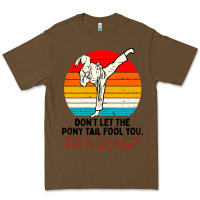 Cacao karate girl kick Premium Tee - artisFamous
