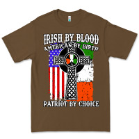 Cacao irish by blood american Premium Tee - artisFamous