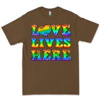 Cacao Western Love Lives Here Premium Tee - BundleAndBundleShop