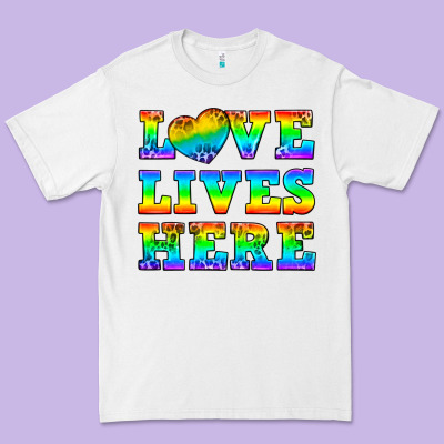 Western Love Lives Here Premium Tee Designed By Bundleandbundleshop
