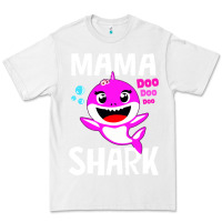 White mama shark doo doo shirt Premium Tee - artisFamous