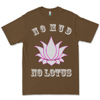Cacao no mud no lotus tee buddha buddhist yoga Premium Tee - artisFamous