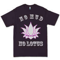Plum no mud no lotus tee buddha buddhist yoga Premium Tee - artisFamous