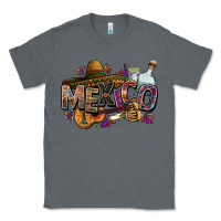 Charcoal Heather Mexico Classic Tee - FaDigitalArtStudio
