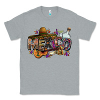 Heather Grey Mexico Classic Tee - FaDigitalArtStudio