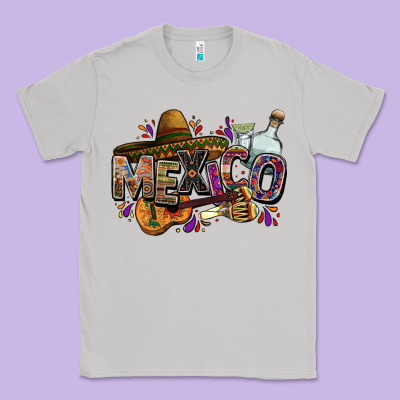Mexico Classic Tee Designed By Fadigitalartstudio