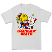 Dove Grey rainbow brite Premium Tee - artisFamous