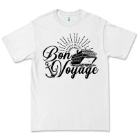 White cruise ship bon voyage Premium Tee - artisFamous