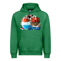 Emerald Red White  Booze With Cowhide Background Urban Hoodie - Jasminsmagicworld