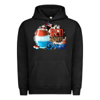 Pigment Black Red White  Booze With Cowhide Background Urban Hoodie - Jasminsmagicworld