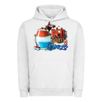 Red White  Booze With Cowhide Background Urban Hoodie | Teevron