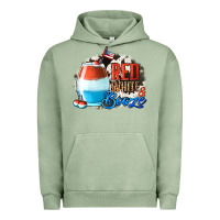 Pigment Oil Green Red White  Booze With Cowhide Background Urban Hoodie - Jasminsmagicworld