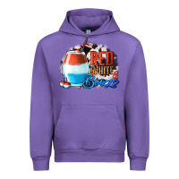 Tulip Red White  Booze With Cowhide Background Urban Hoodie - Jasminsmagicworld