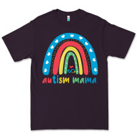 Plum Autism Mama Premium Tee - artisFamous