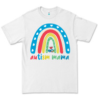 White Autism Mama Premium Tee - artisFamous