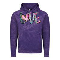 Cloud Purple Valentine Love Vintage Hoodie - CowhideDigitalArt