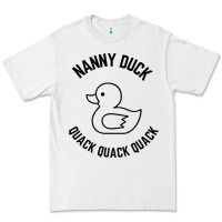 White nanny duck quack quack quack Premium Tee - artisFamous