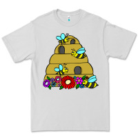 Dove Grey bee hive Premium Tee - artisFamous