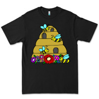 Black bee hive Premium Tee - artisFamous