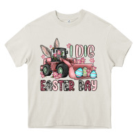 Cream I dig Easter Day Heavy Core Tee - OliviaCreatesArt