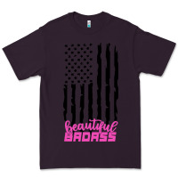 Plum beautiful badass american Premium Tee - artisFamous