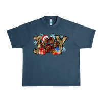 Midnight Navy festive joy Urban Heavy Tee - CowhideDigitalArt