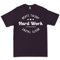 Plum hard work beats talent Premium Tee - artisFamous