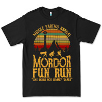 Black middle earth's annual mordor fun run Premium Tee - artisFamous