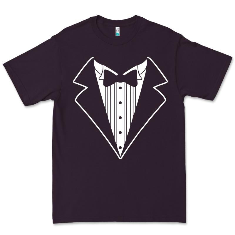 Fake Tux Tuxedo Suit Tie Premium Tee by artisFamous | Teevron