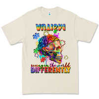Bone Autism seeing in the world differently Premium Tee - FaDigitalArtStudio