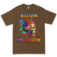Cacao Autism seeing in the world differently Premium Tee - FaDigitalArtStudio