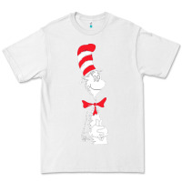 White dr seuss the cat in the hat Premium Tee - artisFamous