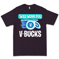 Plum will work for v bucks youth gamer Premium Tee - artisFamous