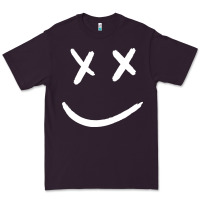 Plum x eyed smiley face x eyes smiling Premium Tee - artisFamous