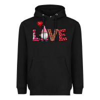 Black valentine's day gnomes love Heavyweight Hoodie - RanaPortraitStore