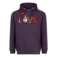 Plum valentine's day gnomes love Heavyweight Hoodie - RanaPortraitStore