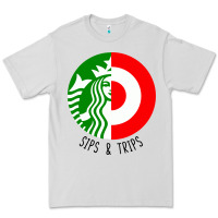 Dove Grey sips and  trips Premium Tee - artisFamous