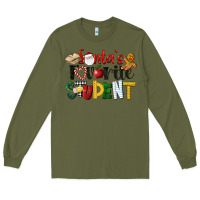 Army Green santa's favorite student christmas Long Sleeve Tee - LillyAllenDesigns