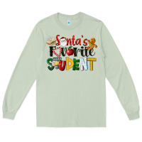 Matcha santa's favorite student christmas Long Sleeve Tee - LillyAllenDesigns