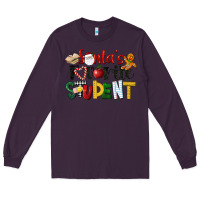 Plum santa's favorite student christmas Long Sleeve Tee - LillyAllenDesigns