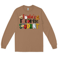 Toasted Coconut santa's favorite student christmas Long Sleeve Tee - LillyAllenDesigns